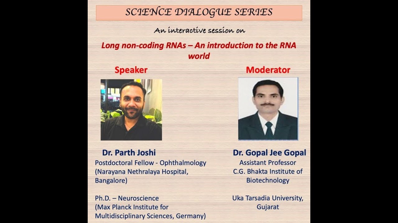 Long non-coding RNAs - Introduction to RNA world | Dr. Parth Joshi | Dr ...