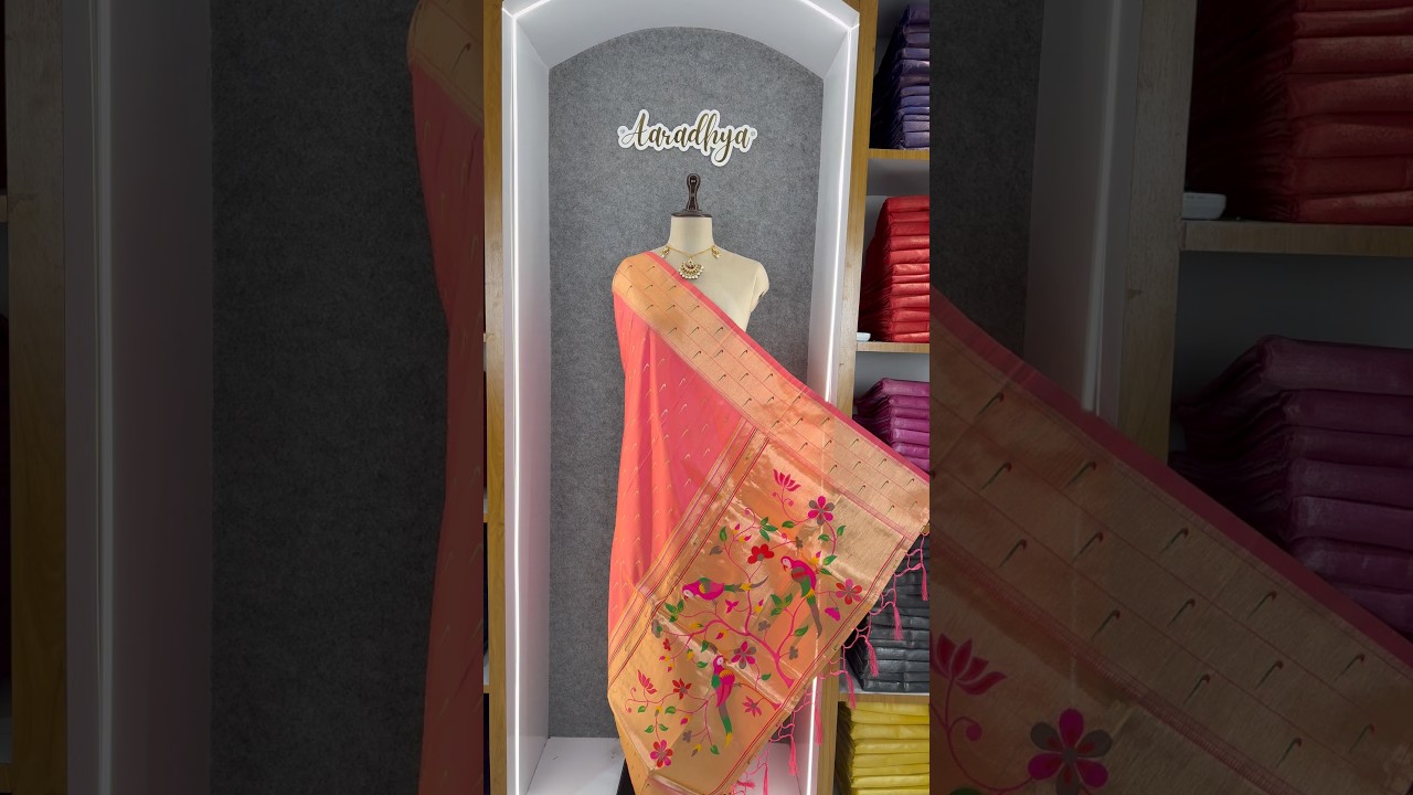 Pure Zari Triple Muniya Border Parrot Paithani Dupatta