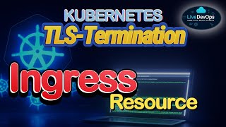 52- K8s TLS Termination for Ingress Resource Host Based Routing || LiveDevOps || Hindi