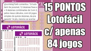 Saiba como fazer 15 Pontos na Lotofácil e Múltiplos 14 Pontos - Tutorial Completo e Gratuito!