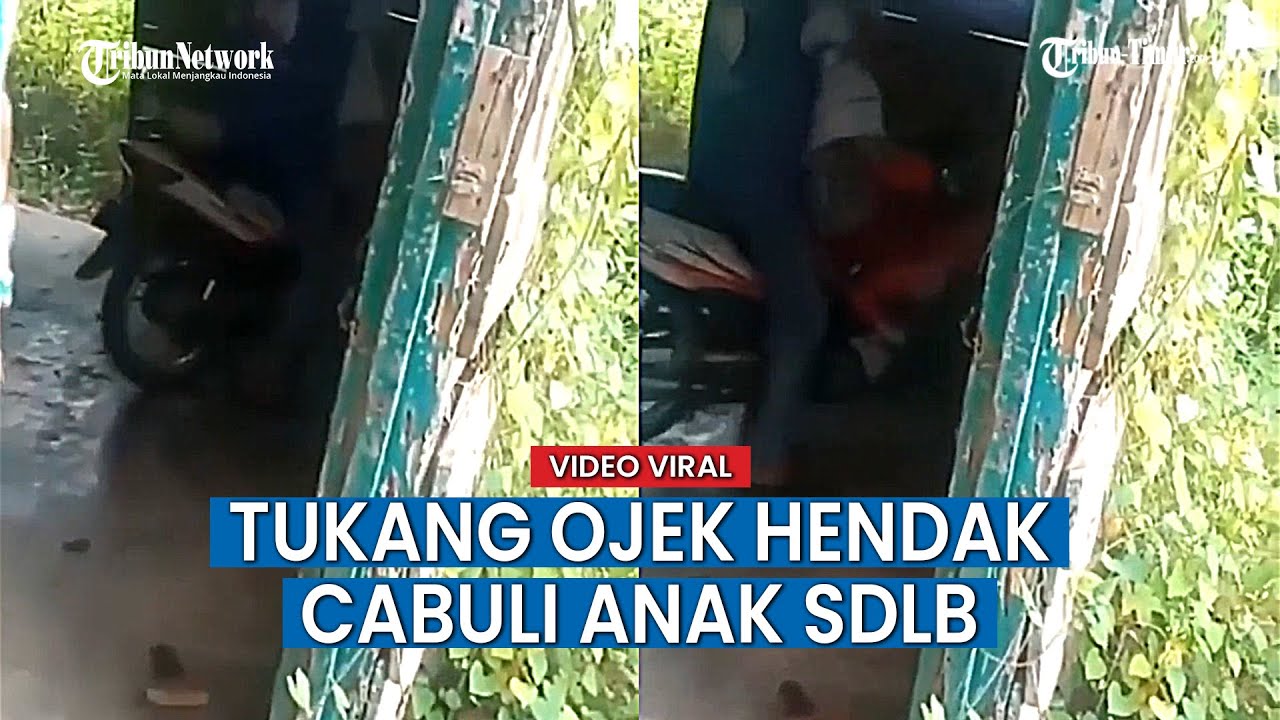 Detik-detik Tukang Ojek Hendak Bawa Kabur Anak SDLB Diduga Akan Dicabuli