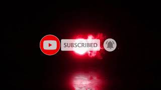 Red fire subscribe button /no copyright Videos .