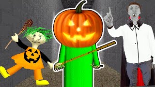 Baldi's Halloween Party Is SPOOKY! | Baldi's Basics Mod