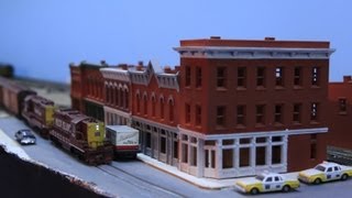LAYOUT TOUR - N Scale - Rock Island - Double Deck Layout - 1970's Era
