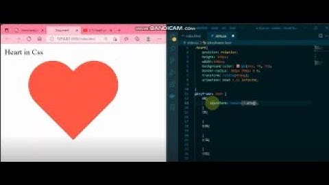 Heart With Beating Effect In Css | css Tricks | #shorts #short #cssheart #cssheaetbeat
