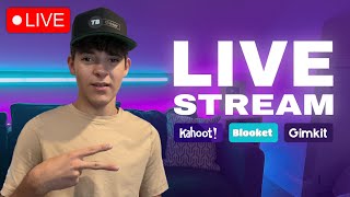 🔴 Monday vibes | Kahoot, Blooket and Gimkit live | chatting with viewers live!
