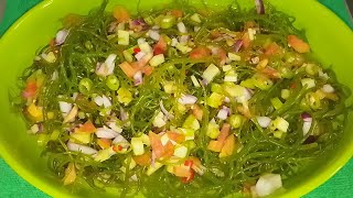 How To Make Guso Seaweed Salad Summer Seaweed Health Benefits