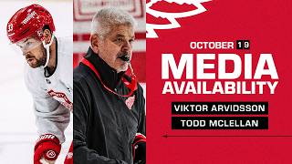 Viktor Arvidsson, Todd McLellan Practice Media | Oct. 19, 2026