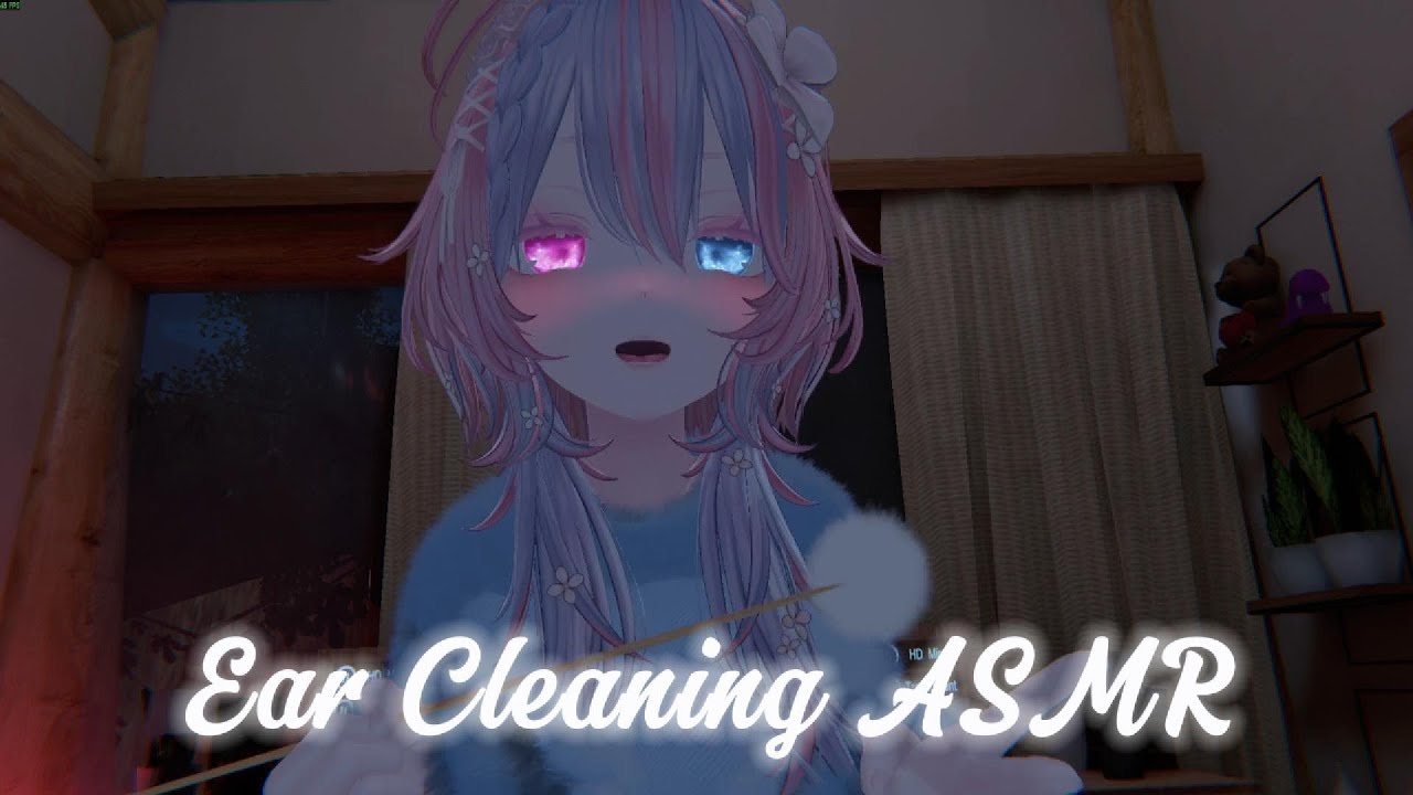 Чистка ушей ASMR с Жасмин~ VRChat ASMR