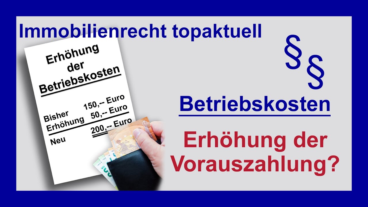 Hohe Energiepreise: jetzt Vorauszahlungen erhöhen | Tutorial