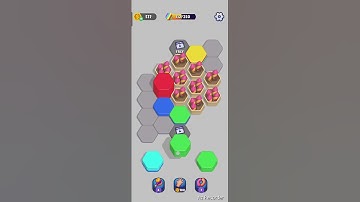 Hexa sort _ Level 114 #games #gaming #sortpuzzlegame #sorts #hexasort #mobilegame