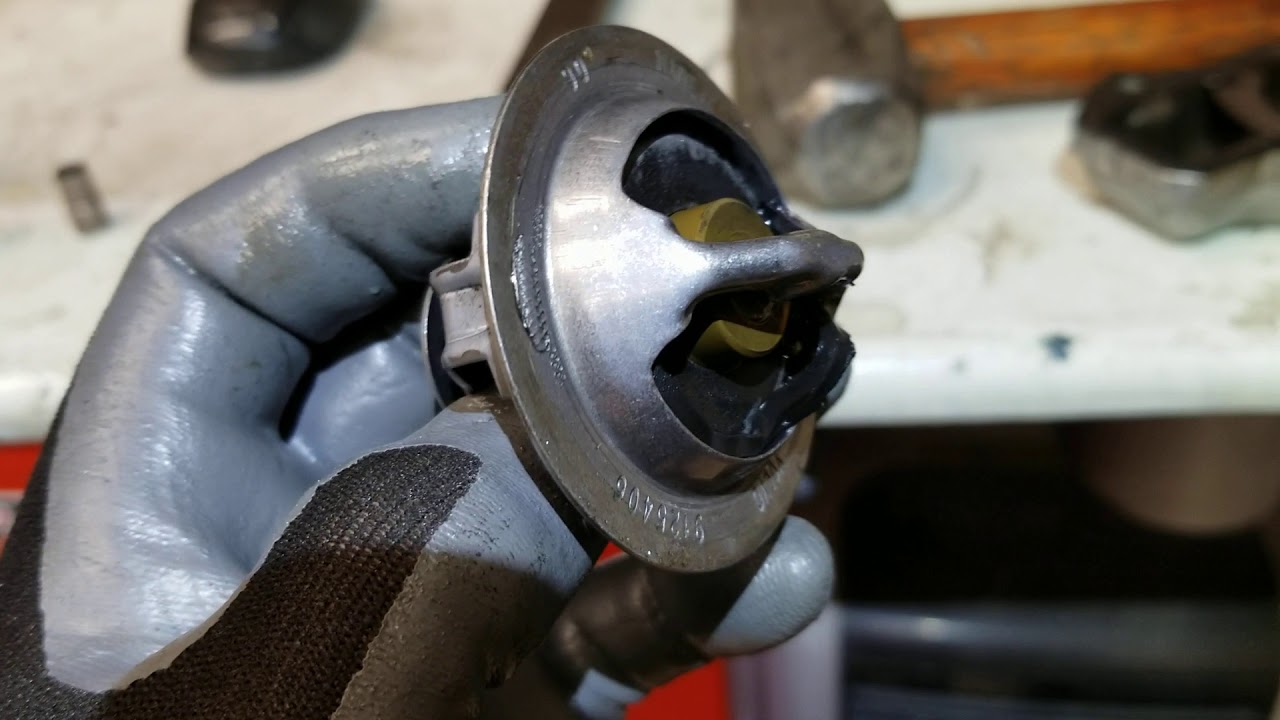 2005 Volvo XC90 thermostat housing removal easy YouTube