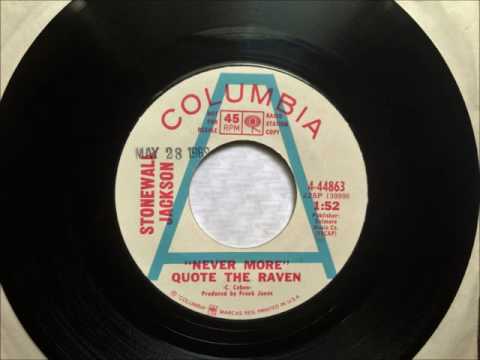 Stonewall Jackson — "Never More" Quote The Raven , Stonewall Jackson , 1969