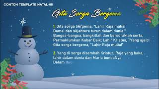 Template Powerpoint Natal dengan Animasi Bergerak | Free Template screenshot 3