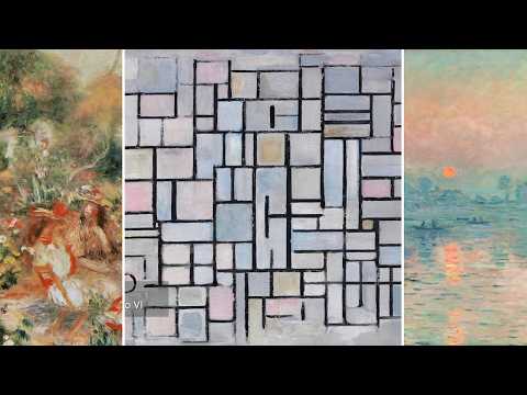 Fine Art TV — Silent Art Gallery · October 3 Morning | Piet · Mondrian & others