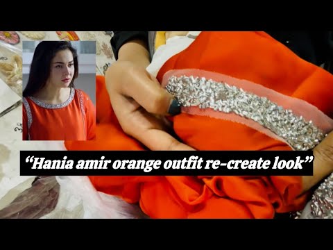 hania amir orange dress The final look of hania amir's stunning dress in orange from meri zindagi hai tu Most Trending Outfit @pakistani_indian_dresses_naaz
