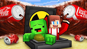 Coca Cola Tsunami vs Mikey & JJ Doomsday Bunker in Minecraft (Maizen)