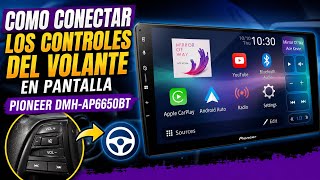Cómo conectar los controles del volante sin canbus pantalla Pioneer 6650BT