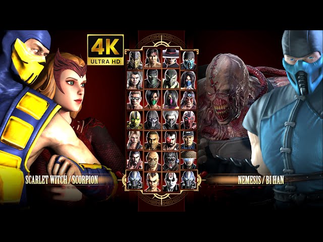 Игра за Scarlet Witch & Scorpion MK4 в Mortal Kombat Komplete Edition на PC  Expert в 4K - YouTube