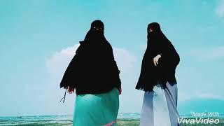 Sehari bersama sahabat (jadi gini rasanya seharian pakai niqab)😇