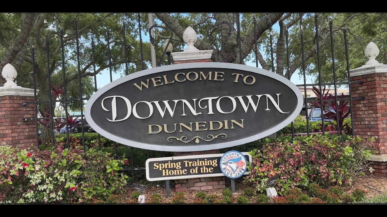Downtown Dunedin Florida Walking Tour w/ Beatles Museum, Barbecue & Farmers Market