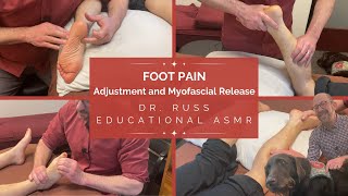 Deep release of the plantar fascia (plus bonus chocolate labradoodle!) Dr. Russ ASMR