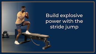 Plyometric exercises- How to do a stride jump