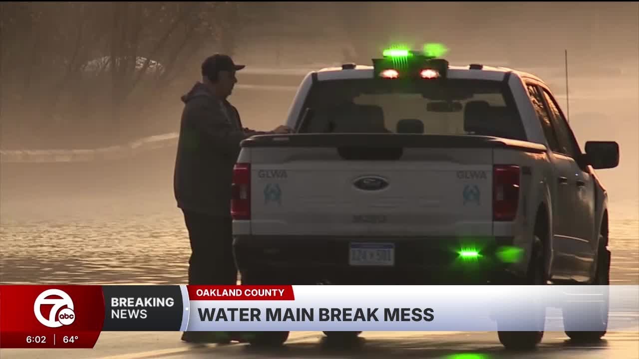 Massive water main break impacting multiple communities