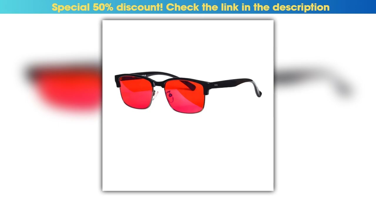 Improve Sleep Insomnia glasses Nighttime Blue Light Protection Glasses Red Light Melatonin Sleep