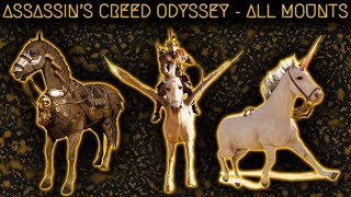 Assassin&#39;s Creed Odyssey All Mounts / All Horses SHOWCASE