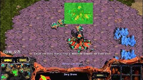 Starcraft Brood War Z vs T in Python 1.3