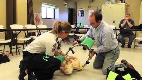Stevens County Ambulance Service demonstrates the LUCAS 2 device