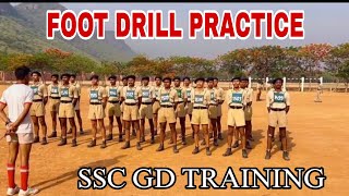 FOOT DRILL PRACTICE ⚔️😈SSC GD TRAINING.CRPF DRILL. Surya Swami crpf. #footdrill #bsf #cisf #army 