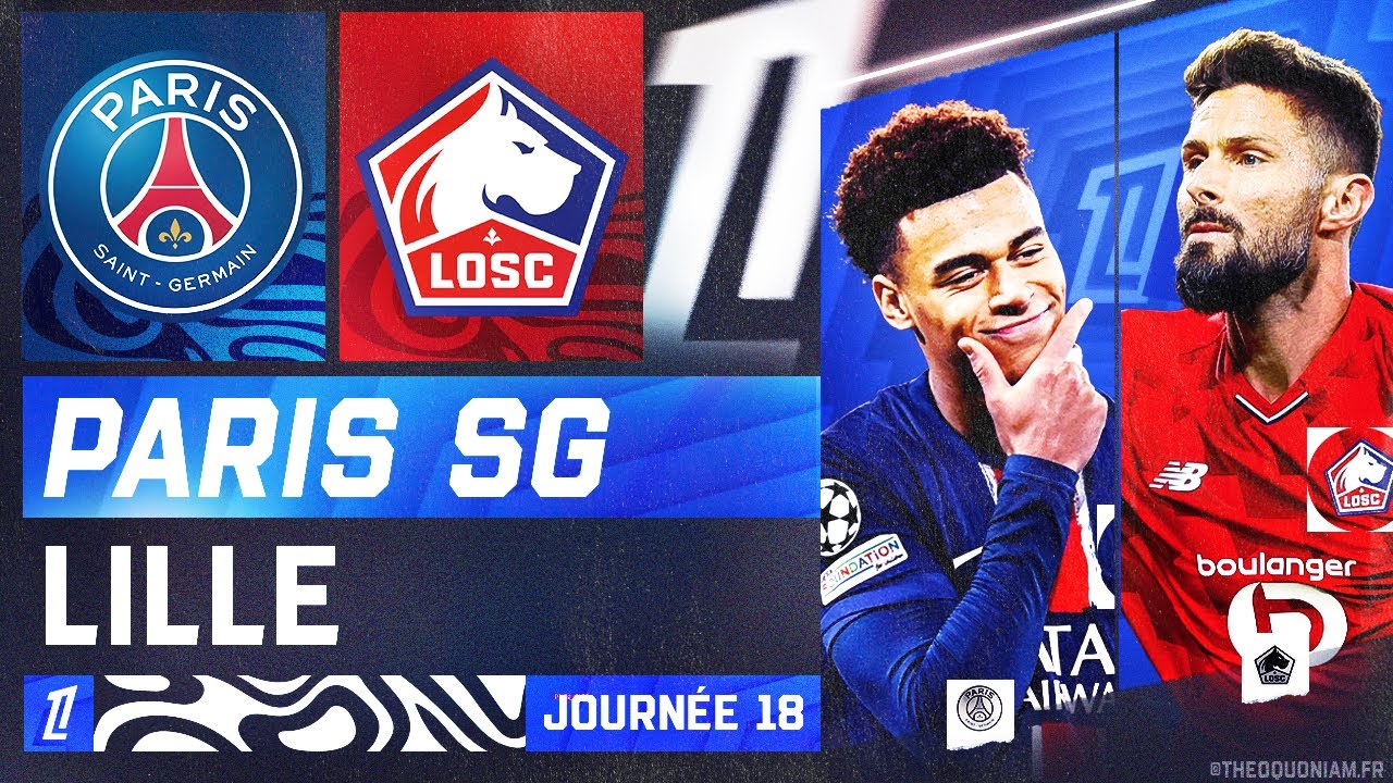 🔴 PSG - LILLE : 3 - 0 | 🔵🔴LE PSG AVANT LE SPORTING ! 🔴⚪LE LOSC VEUT LE TOP 3 | LIGUE 1 - LIVE/DIRECT