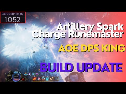INSANE Artillery Spark Charge Runemaster - BUILD UPDATE 1000+ Corruption