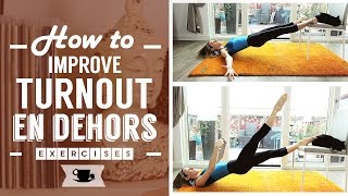 In this video i'll show you an effective series of exercises to
drastically improve your turnout or en dehors. turn out is the outward
rotation leg fr...