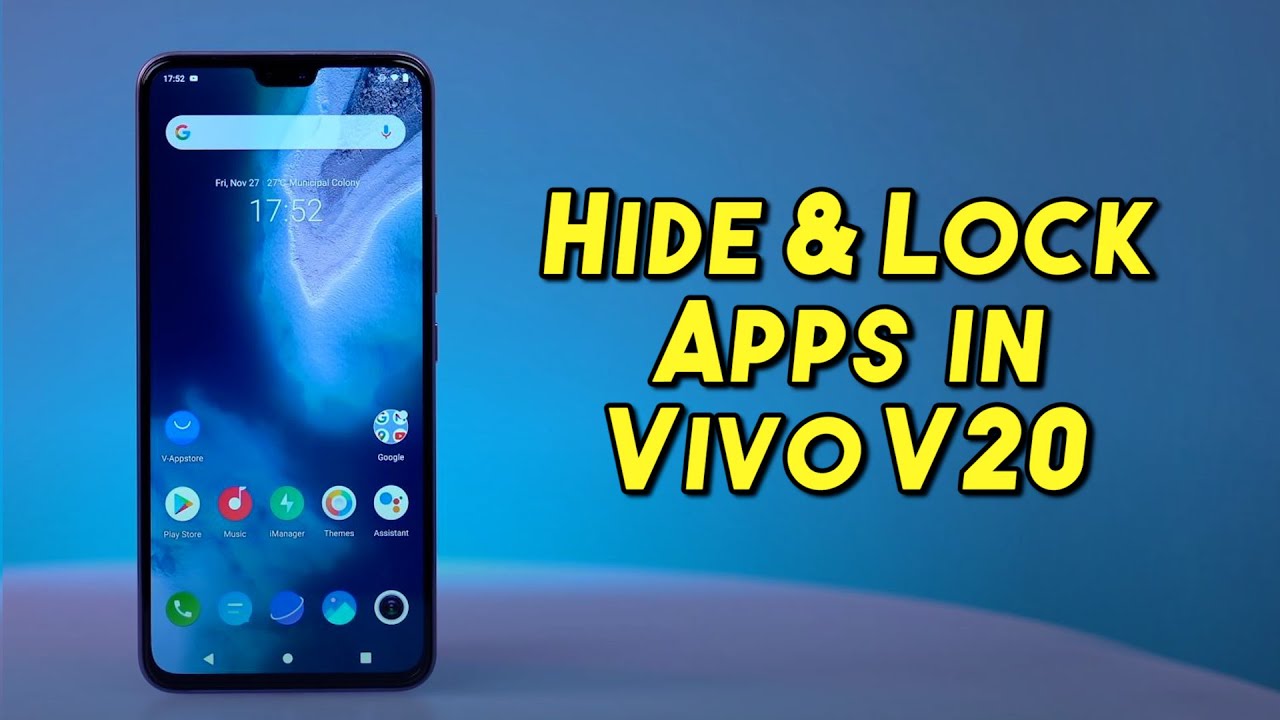 How to hide Apps in Vivo V20 Pro l Vivo V20 Pro mein Apps kaise hide kare l Lock Apps Vivo V20