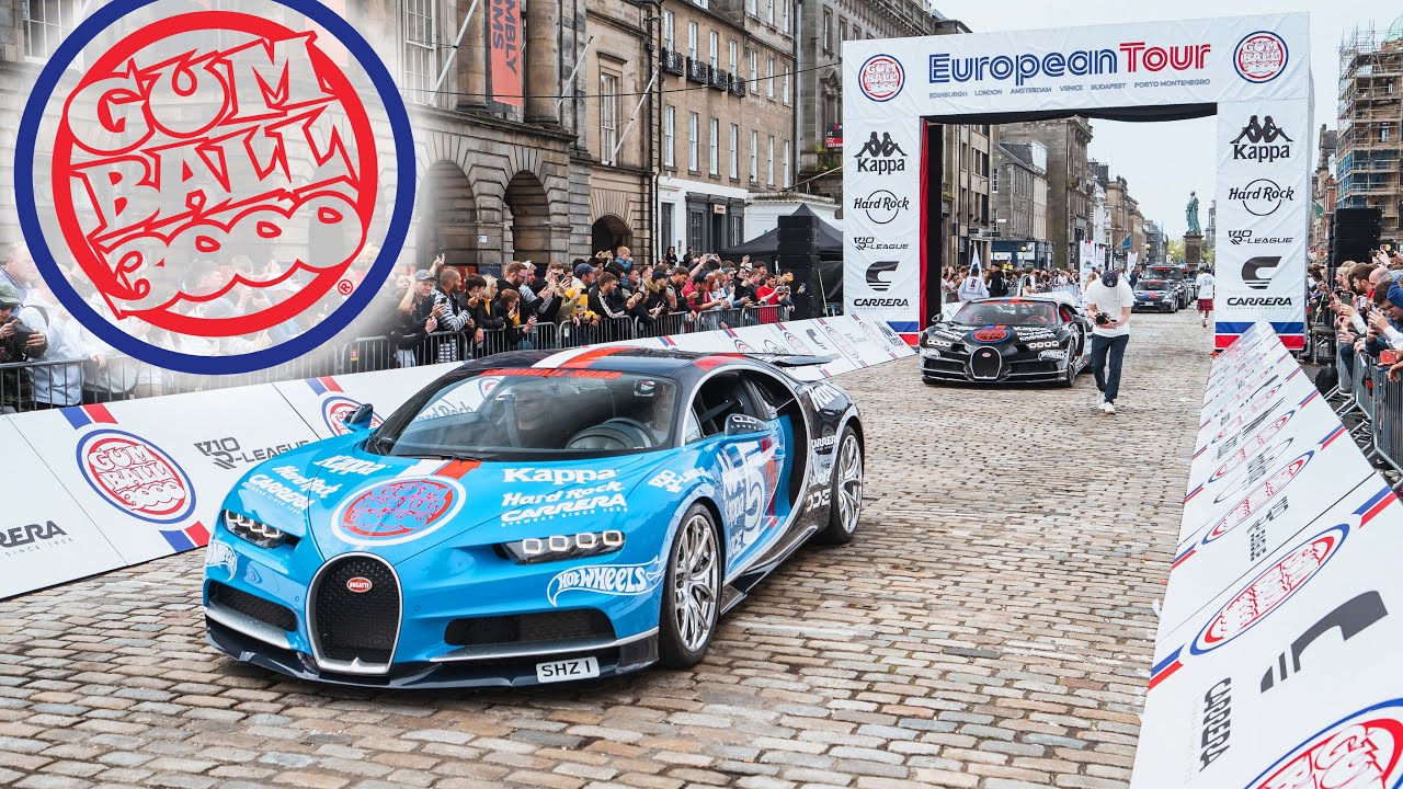 The COMPLETE START of the 2023 Gumball 3000 Supercar Rally in Edinburgh