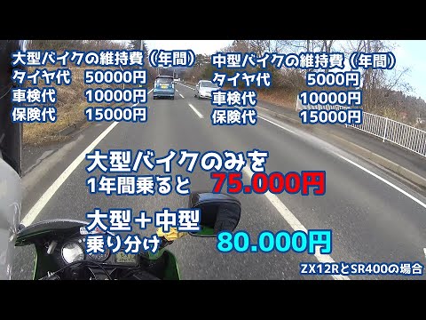 大型二輪免許とったら 大型 中型2台持ちのススメ ｚｘ１２r ばくおん せいかつ Youtube