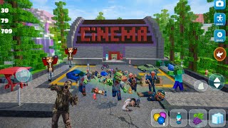 School Party Craft – SHOCKING Cinema Zombie Attack! City Turns Into DEAD ZONE 😱🔥 screenshot 2