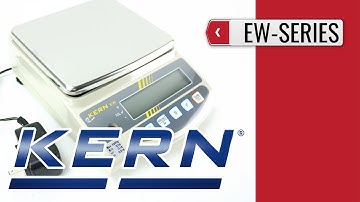KERN EW series - Precision balance (product video presentation)