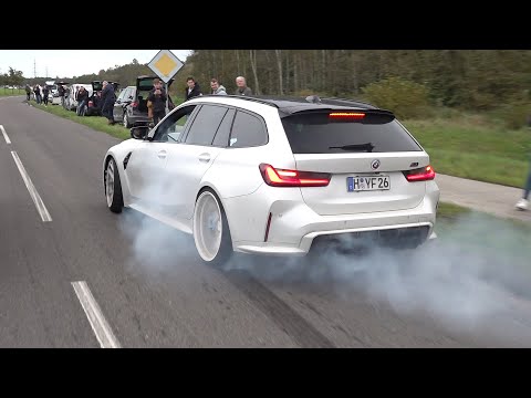 Supercars SENDING IT! M3 Touring, SF90, 800HP SVJ Novitec, Regera, F12 N-Largo, 1041HP GT-R