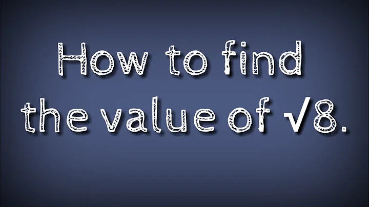 How to find the value of root 8 upto three decimal. @SHSIRCLASSES .