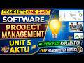 SPM Unit 5One Shot AKTU Btech 3rd year 6th Sem #exam #oneshotlecture #softwareprojects