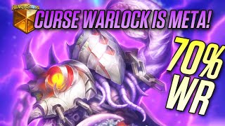 Curse Warlock CLIMBS and Breaks the Meta!! | Savjz Hearthstone