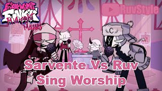 FNF Worship but it's Ruv Vs Sarvente | Family Situation Part 1