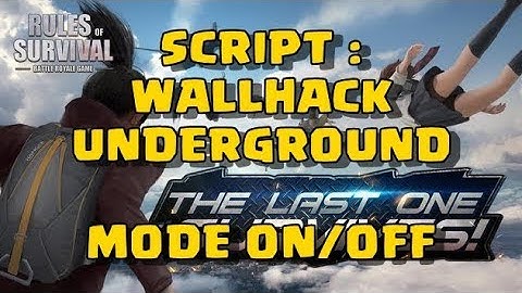 SCRIPT WALLHACK RULES OF SURVIVAL MODE ON / OFF