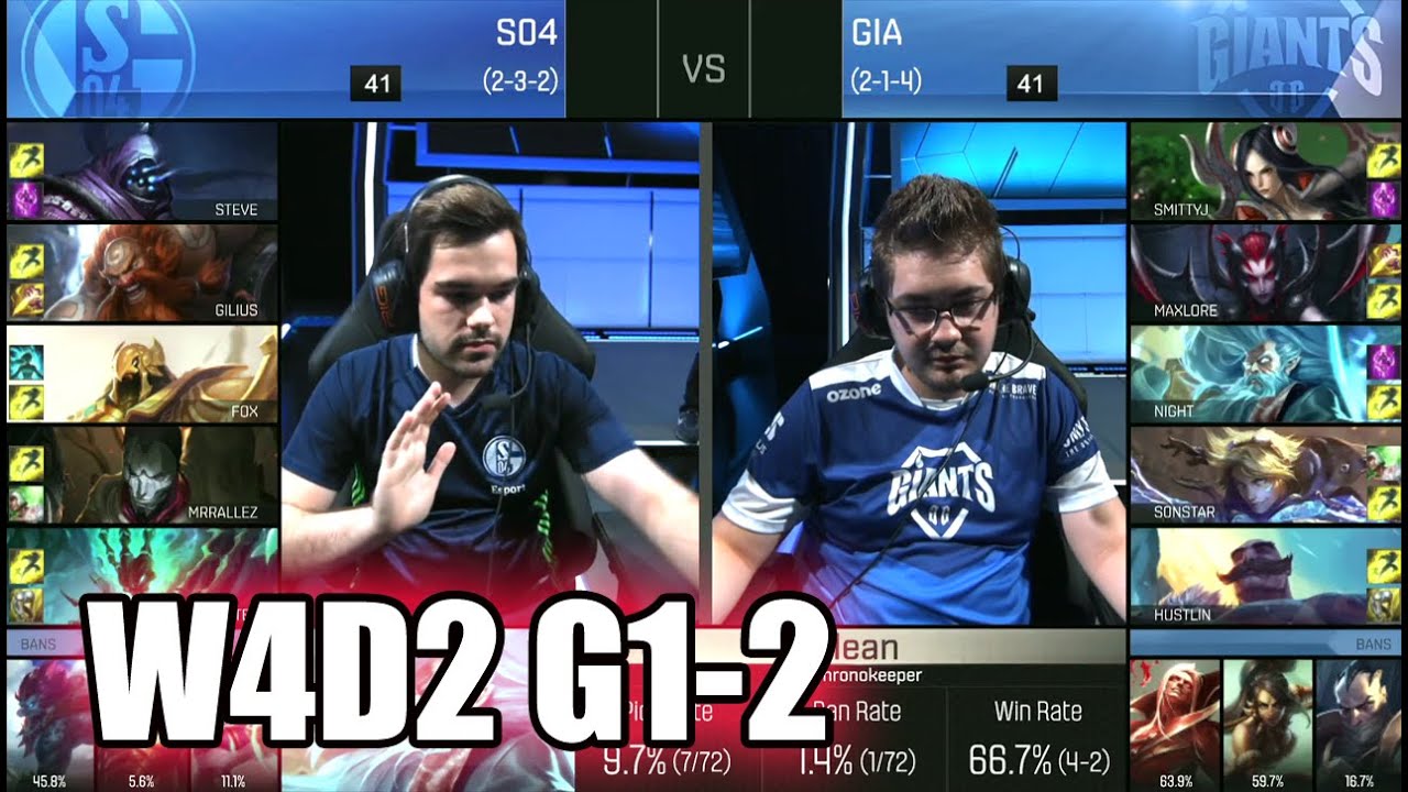 GIANTS vs FC Schalke 04 | Game 2 S6 EU LCS Summer 2016 Week 4 Day 2 | GIA vs S04 G2 W4D2 1080p