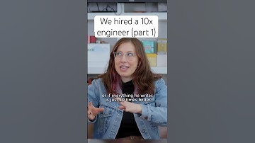 We hired a 10x engineer