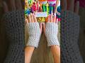Crochet Easy Fingerless Gloves Pattern Shorts